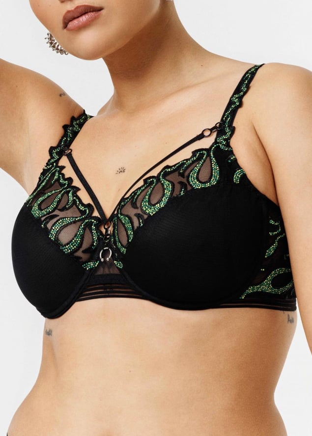 Soutien-gorge emboitant  armatures Louisa Bracq Noir